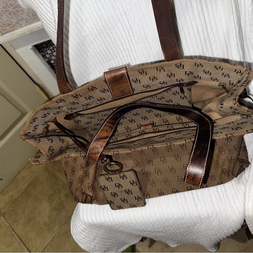 Dooney & Bourke Brown Monogram Tote